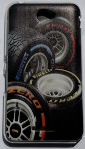 Силиконов гръб ТПУ  за Sony Xperia E4 PIRELLI гуми